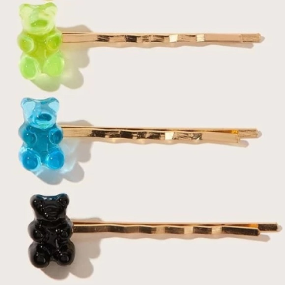 🦋 3 for $30 🦋 6 pcs gummy bears Bobby pins - Picture 2 of 4